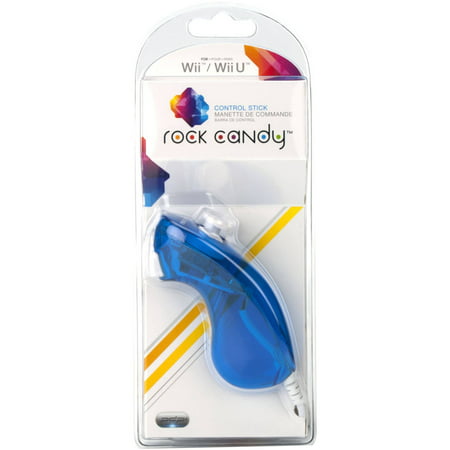 PDP Rock Candy Control Stick for Wii/Wii U, Blueberry Boom