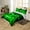 Green, variant on Erosebridal Male Gamepads Comforter Cover Twin,Video Game Bedding Twin Size,Gradient Ombre Duvet Cover Twin,Super Cozy Geometric Room Decor,Reversible,2-Piece(No Comforter)