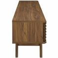 thumbnail image 3 of Modway Render 70" Mid-Century Modern Low Profile Media Console TV Stand, 70 Inch, Walnut Walnut, 3 of 5