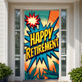 thumbnail image 7 of Floral Themed Happy Retirement Backdrop Banner Party Decoration Retirement Party Supplies Photography Props Celebration Decor Background Decorations, 7 of 7