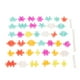 thumbnail image 1 of 44 pajitas con letras del alfabeto inglés de diferentes formas, reutilizables, de colores, para armar y hacer tú mismo, para fiestas, regalos, juguetes, 1 of 10