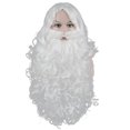 thumbnail image 1 of ITFABS Christmas Santa Wig Beard Set, Santa Claus Role Cosplay Wigs, 1 of 7
