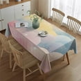 thumbnail image 2 of Pastel Cloud Starry Sky Rectangle Tablecloth 60"x84",Waterproof Polyester Rectangle Table Cloth, Wipeable Spillproof Polyester Tablecloth for Dining, Camping, Indoor and Outdoor, 2 of 5