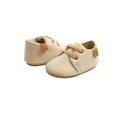 thumbnail image 3 of Gureui Kids Baby Boys Girls Lace Up Sneakers, Autumn Soft Sole Infant Moccasins, Newborn Anti-slip First Walkers Shoes, 3 of 6