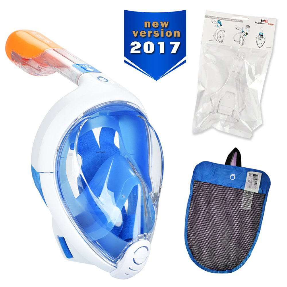 Easybreath Full Face Snorkel Mask with 