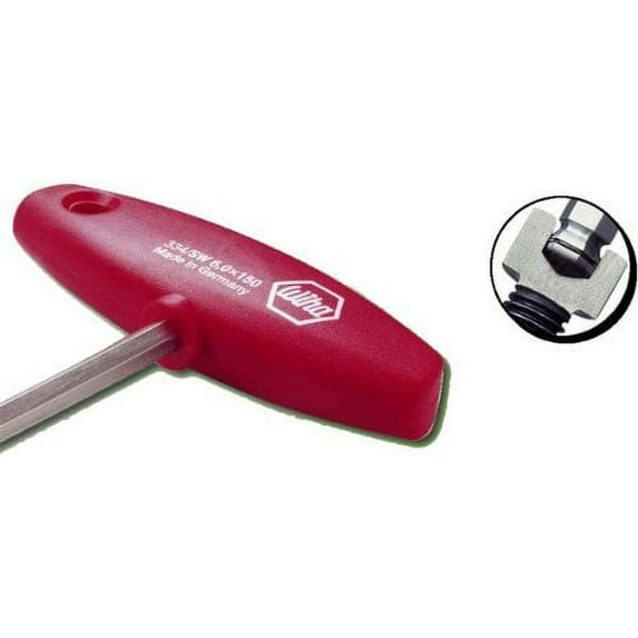 Wiha Tools 54050 5.0x150mm Magicring T-handle Driver