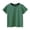 Green, variant on Dursoulink Short Sleeve Round-Neck Blouse for Girls, Striped Cotton Blend Top, Lightweight Breathable Fabric, Casual Summer Wear, Soft Comfort Fit, for Ages 2 to 12