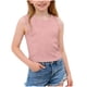 thumbnail image 1 of Camiseta de tirantes de cuello redondo para niños, primavera y verano, color liso, mangas abullonadas, manga corta, cuello redondo, camiseta para niños, camiseta de poliéster para niños., 1 of 6