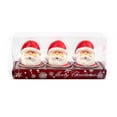 thumbnail image 1 of Velas Navideñas Decorativas con Diseño de Santa Claus, Ideales para Escenarios en Hoteles y Restaurantes, Incluye 3 Piezas, Colores Vibrantes, Material Duradero, Perfectas para Iluminación y, 1 of 5