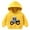 Yellow, variant on NOLDARES Kids Soft Brushed Fleece Zip Up Hoodie Casual Sport Hooded Sweatshirt with Pockets for Boys or Girls(Navy,7-8 Years)