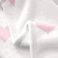 thumbnail image 4 of Pink Bow Bed Blanket,Initial Letter X Chic Romantic Flannel Blanket for Room Decor,Princess Style Bowknot Love Hearts Girly Fairy Fleece Blanket ,Super Soft Blanket,Throw 50"x60", 4 of 6