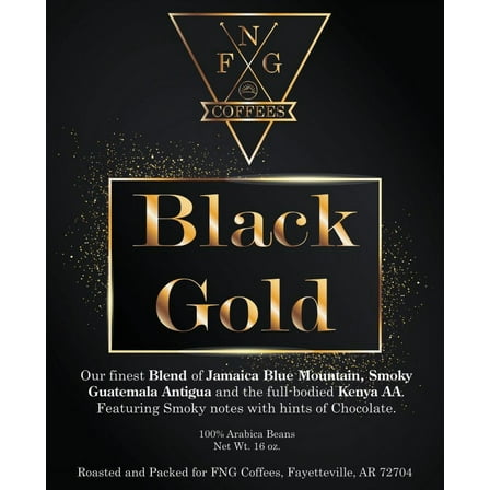 FNG Coffees- Black Gold- Whole Bean Coffee