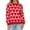 Z04 Red, variant on Fair Isle Sweater for Women Round Neck Sweater Striped Design Loose Fashion Fall Winter Long Sleeve Pullovers Top Multicolor