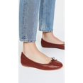 thumbnail image 2 of Sam Edelman Felicia Red Slip On Rounded Closed Toe Flexible Ballet Flat Wide (RED, 7.5), 2 of 6