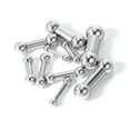 thumbnail image 4 of QQTDFG 1 Pc Stainless Steel Eyebrow Piercing Lip Nipple Ring Barbell Piercing Jewelry-4G-Length 12mm, 4 of 9