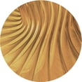thumbnail image 1 of Ahgly Tapis Rond Lavable en Machine Intérieur Transitionnel Sedona Brun, 3 Pieds Rond, 1 of 7