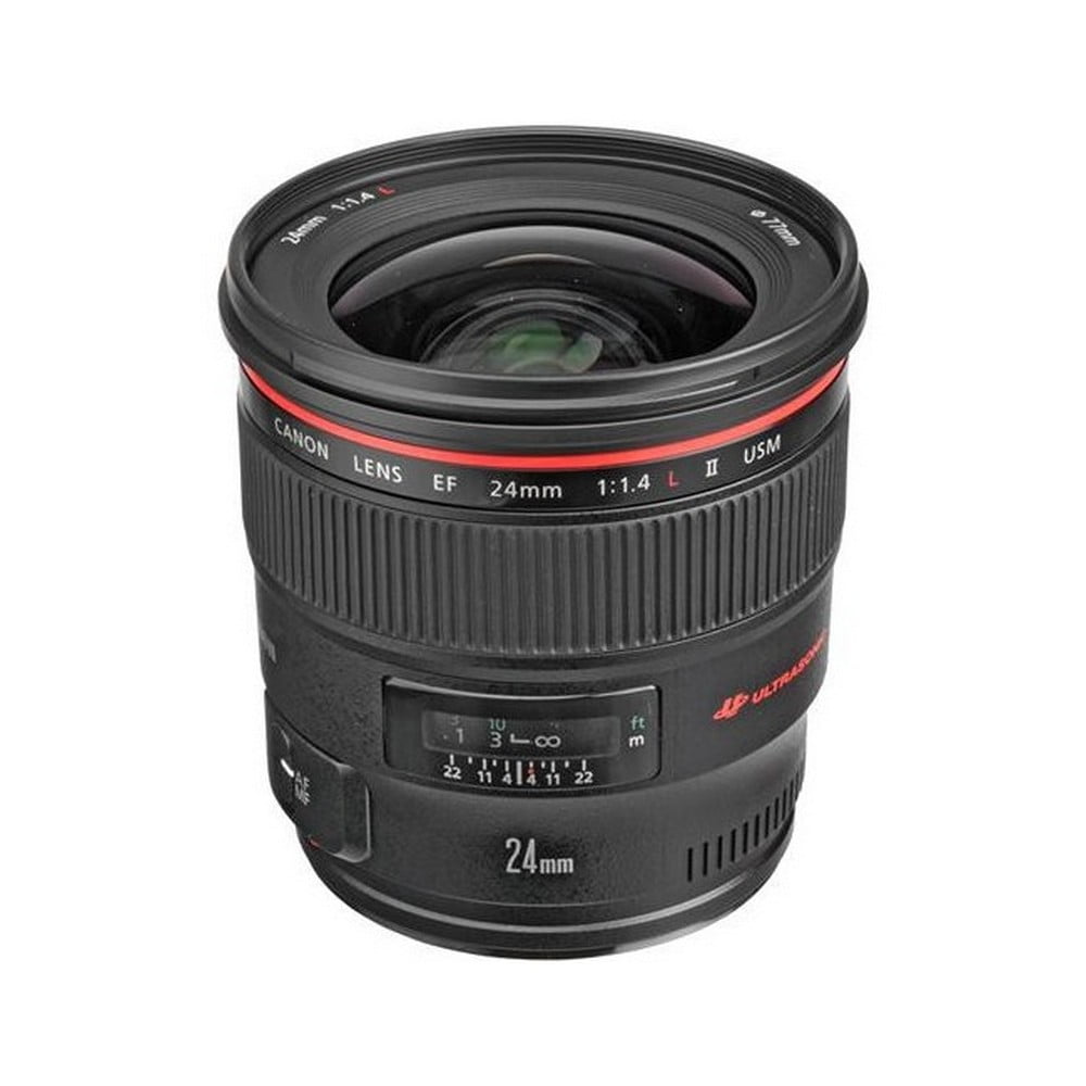 Canon EF 24mm f/1.4L II USM Wide Angle Camera Lens - Walmart.com