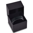 thumbnail image 4 of Charming Jewelers Tungsten Wedding Band Ring 6mm for Men Women Comfort Fit Black Pipe Cut Brushed Lifetime Guarantee Size 4.5, 4 of 5