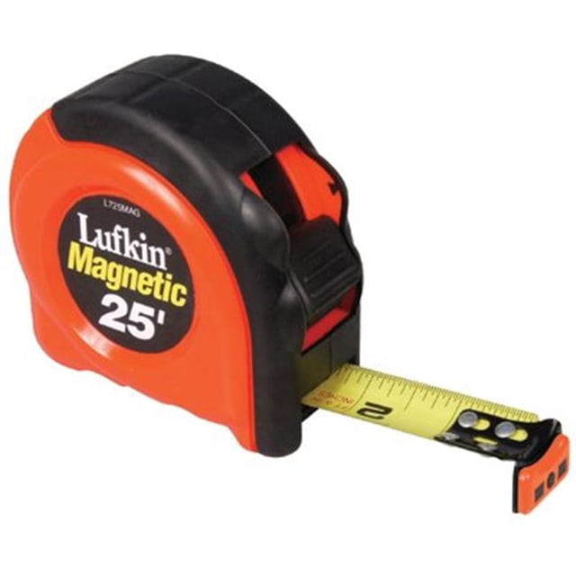 Cooper Hand Tools Lufkin 182-L725MAG 25' Magnetic Endhook Tape Measure