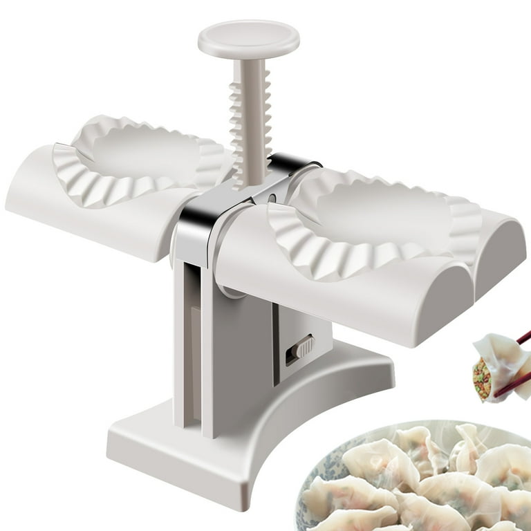 Nyidpsz 4PCS Dumpling Maker Kit Double Head Manual DIY Dumpling Mould  Household Making Easy Tool Multifunctional Dumpling Quick Machine for  Kitchen