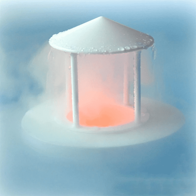 Floating Mist Dispenser Ultrasonic Humidifier Generators Nebulizer Water Fountain Mist Maker for Mini Pool Pond(White)