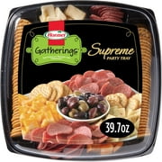 HORMEL GATHERINGS Salami and Olives with Cheese and Crackers, Party Tray, Refrigerated, 40 oz Plastic Tray