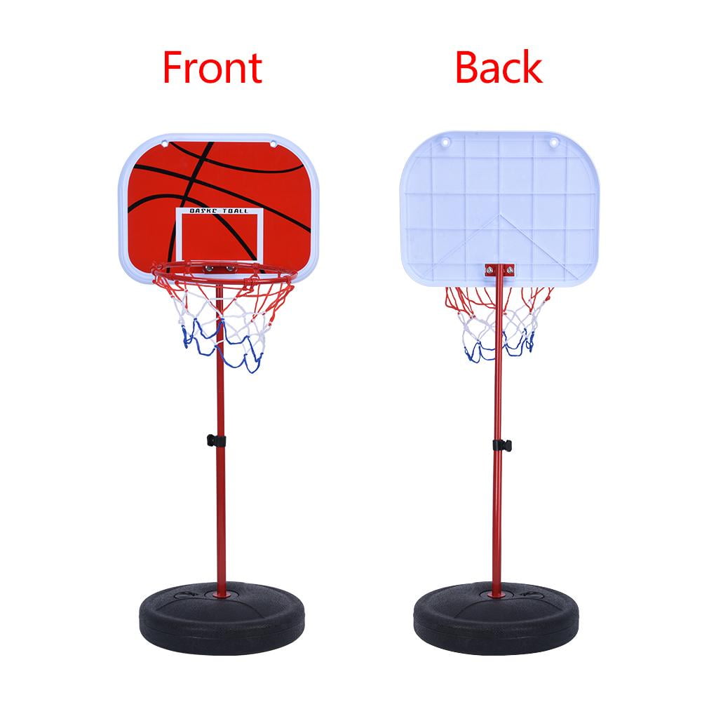 Greensen Height Adjustable Basketball Stand System Hoop Backboard Net