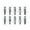 Silver, variant on Event & Party - Gold & Silver Tassel Noise Makers for Celebrations 10 Blowers for Birthdays and Year-End Parties, 11 cm, Gold