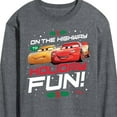 thumbnail image 3 of Disney Cars - Christmas - On The Highway To Holiday Fun - Men's Long Sleeve T-Shirt, 3 of 5