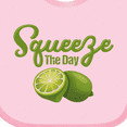 thumbnail image 4 of Inktastic Lime Squeeze The Day Boys or Girls Baby Bib, 4 of 4