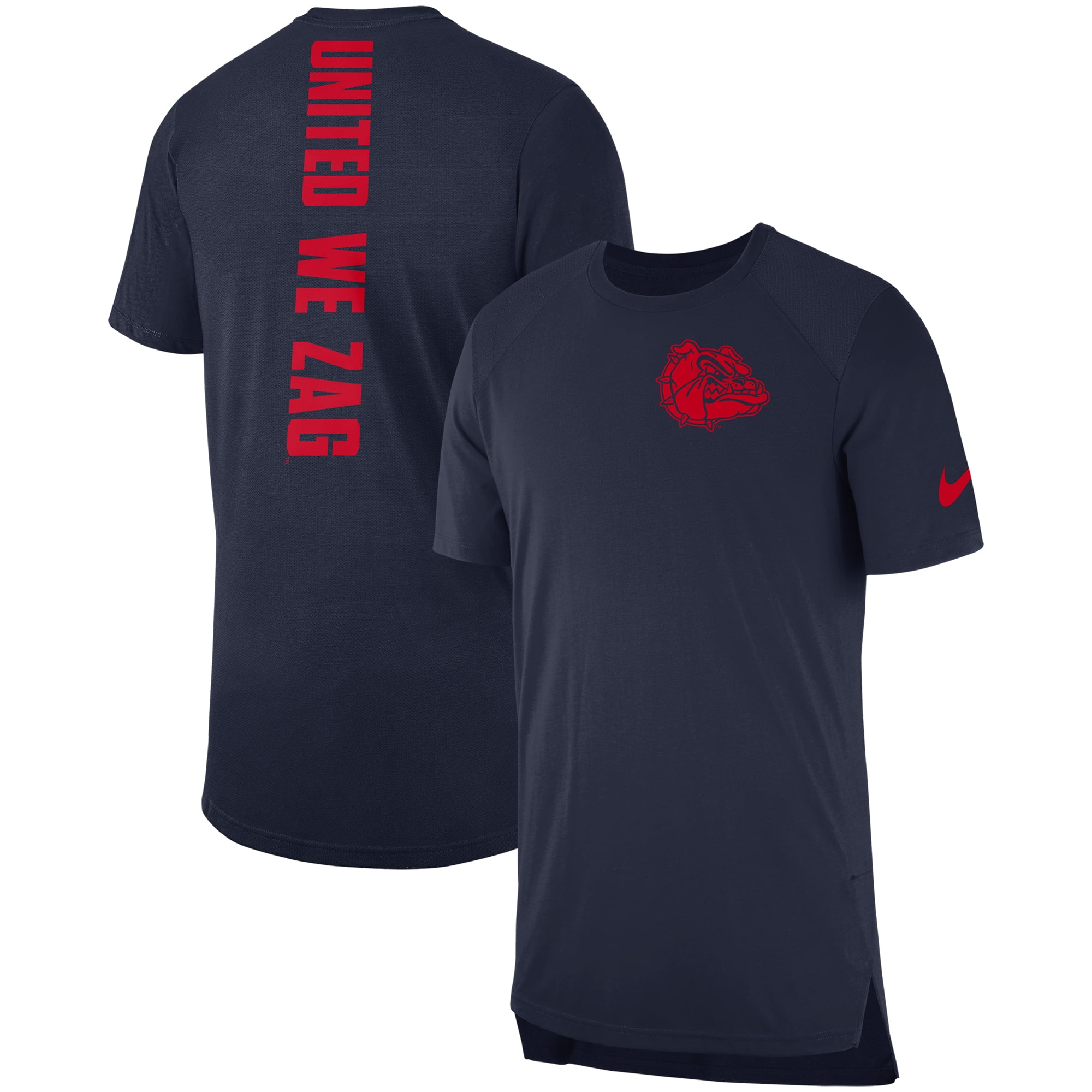 Gonzaga Bulldogs Nike 2018 Elite Basketball On Court Shooter Shirt Navy Walmart Com Walmart Com