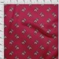 thumbnail image 3 of oneOone Georgette Viscose Fabric Floral & Block Print Sewing Fabric BTY 42 Inch Wide, 3 of 4