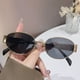 thumbnail image 1 of Gafas de sol ovaladas para mujer, lentes de sol con montura de Metal, de marca de lujo, clásicas y redondas, 2024, 1 of 3