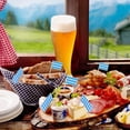 thumbnail image 3 of Decoración Oktoberfest YONGSHENG Juego completo de fiesta 12 pulgadas azul claro, 3 of 5