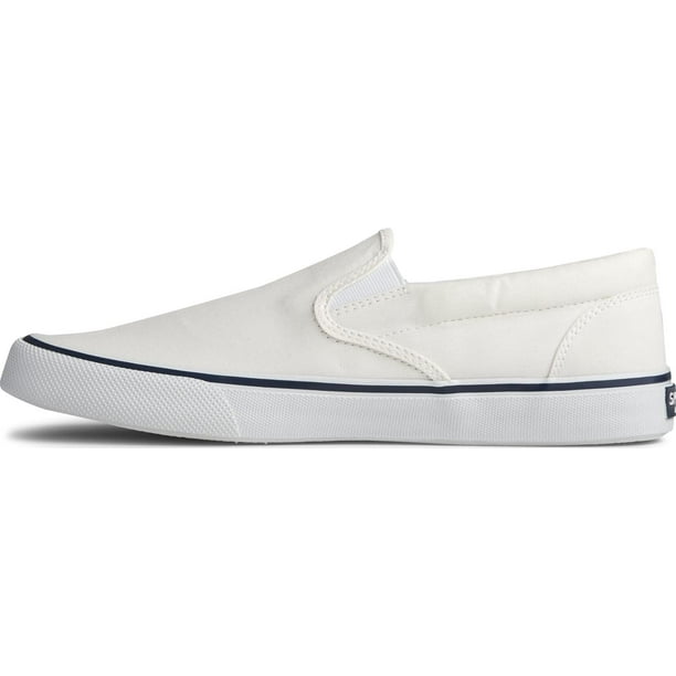 White sperry hotsell shoes mens