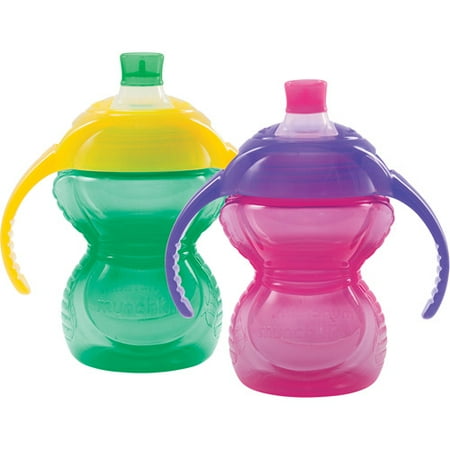 Munchkin Click-Lock Bite Proof Soft Spout Trainer Sippy Cup - 2 pack