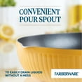 thumbnail image 4 of Farberware Style 11.25 Inch Nonstick Frying Pan, Dishwasher Safe and Oven Safe to 500°F, Yellow, 4 of 13
