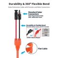 thumbnail image 3 of Tonton Solar Panel Connector to XT60 Adapter Extension Cable, 12AWG 16.5ft, for Solar Panel to Portable Power Station, Solar Generator, RV,, 3 of 9