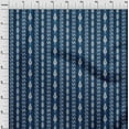 thumbnail image 3 of oneOone Organic Cotton Poplin Twill Fabric Stripe Ikat Print Fabric By Yard 42 Inch Wide, 3 of 4