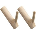 thumbnail image 7 of Set of 2 Vintage Wooden Wall Hooks Natural Branch Design Rustic Coat Hangers for Home Decor, 7 of 7
