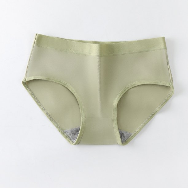 Ropa Interior De Las Mujeres Mediados De La Cintura Más El Tamaño De Calzoncillos L-XXL Suave Transpirable Cómodopangjing