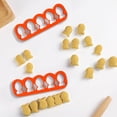 thumbnail image 6 of Goldfish Cracker Cutter, 5 Cavity Mini Cookie Cutters, Plastic Fish Shaped for Non-Stick Dough DIY Cookie Mold, Mini Goldfish Shapes Molds, DIY Cookie Mold (3.8"x0.99"), 6 of 9