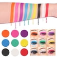 thumbnail image 5 of Paleta de sombras de ojos HUOGUO 9 colores con purpurina metalizada mate, 5 of 5