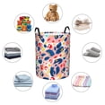 thumbnail image 6 of Daiia Abstract Leopard Print Round Laundry Basket with Handles Thickened Waterproof Circular hamper,Dirty Clothes Storage Basket for Bedroom,Bathroom,College Dorm-Small, 6 of 8