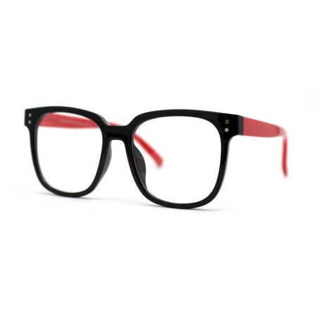 Kid Girls Flexible Rubber Hipster Horn Rim Blue Light Filter Computer Glasses Black Red