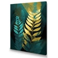 thumbnail image 2 of Designart "Green Harmonious Ferns III" Floral Ferns Canvas Art Print, 2 of 5