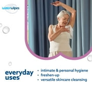WaterWipes Sensitive Body & Intimate Wipes, 3-In-1 Cleans, Cares, Protects, 99.9% Water, Unscented & Hypoallergenic Hygiene Wet Wipes, Adult Care, 3 Packs (90 Wipes)
