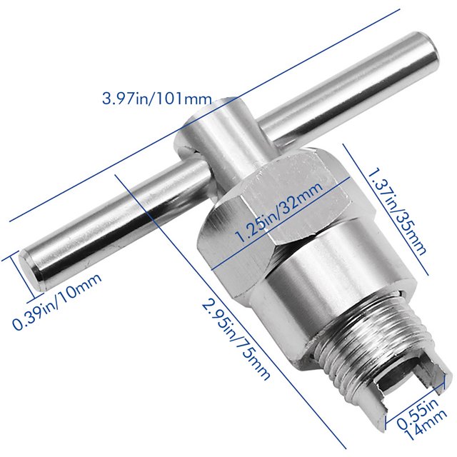 JJKBVCLO Cartouche de Robinet de Remplacement Extracteur de Noyau Poignée Robuste pour Baignoire Douche