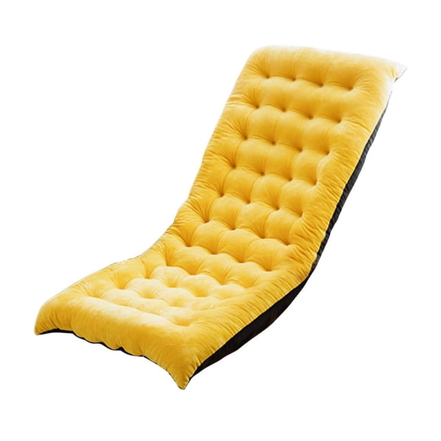 Pisexur Pillows Coussins de Chaise Berçante Super Doux Coussin de Chaise Confortable Coussins de Sofa pour Fauteuil Inclinable Intérieur Extérieur, Jaune, Taille Unique