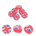 thumbnail image 3 of FESTFENDS 6Pcs Red Silicone Racket Shocking Absorbers with National Flag Design Tennis Accessory, 3 of 8